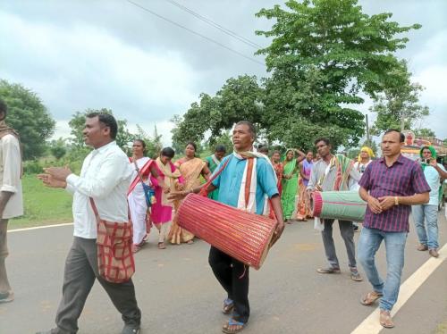 Rally at Garu On  Indigenous Day